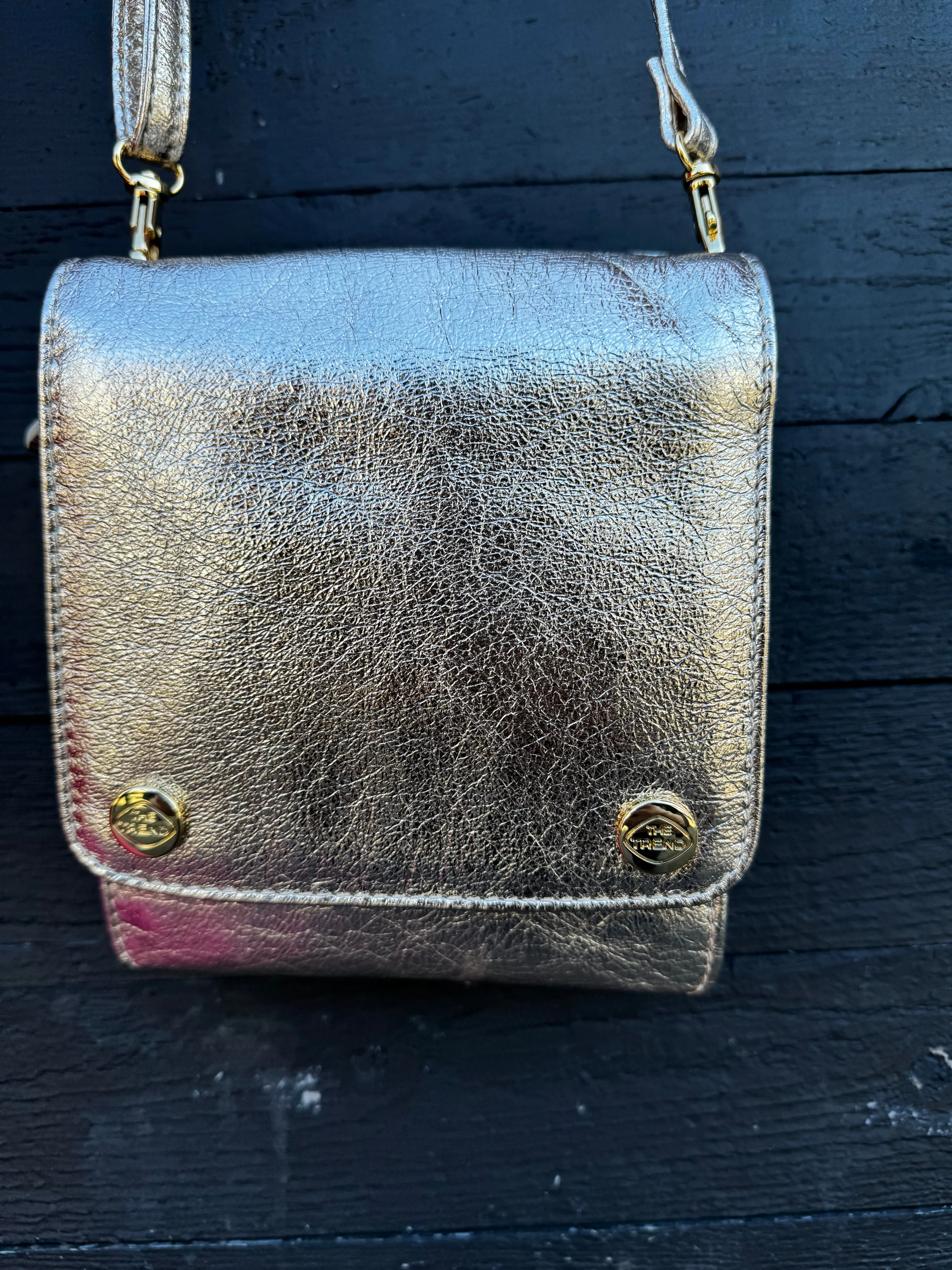 2745517 - Shiny Gold Crossbody Bag