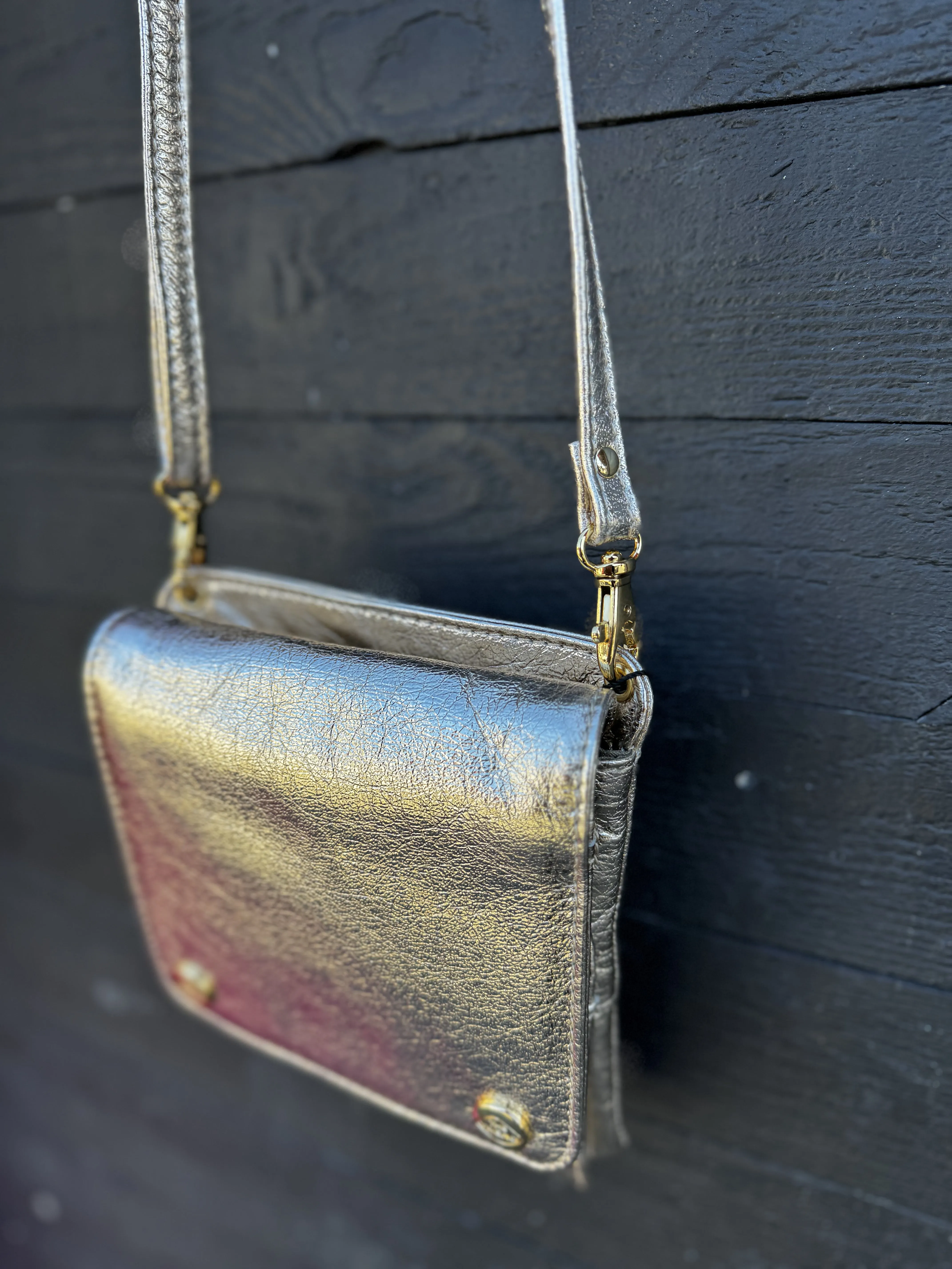 2745517 - Shiny Gold Crossbody Bag