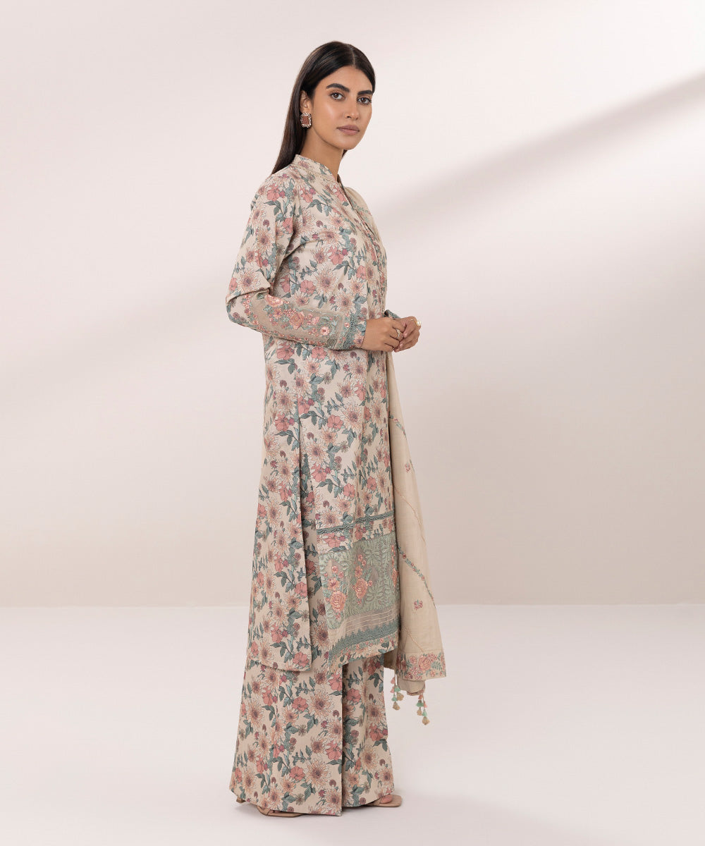 3 Piece - Embroidered Lawn Suit - Shop Now