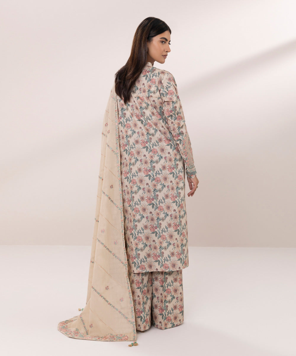 3 Piece - Embroidered Lawn Suit - Shop Now