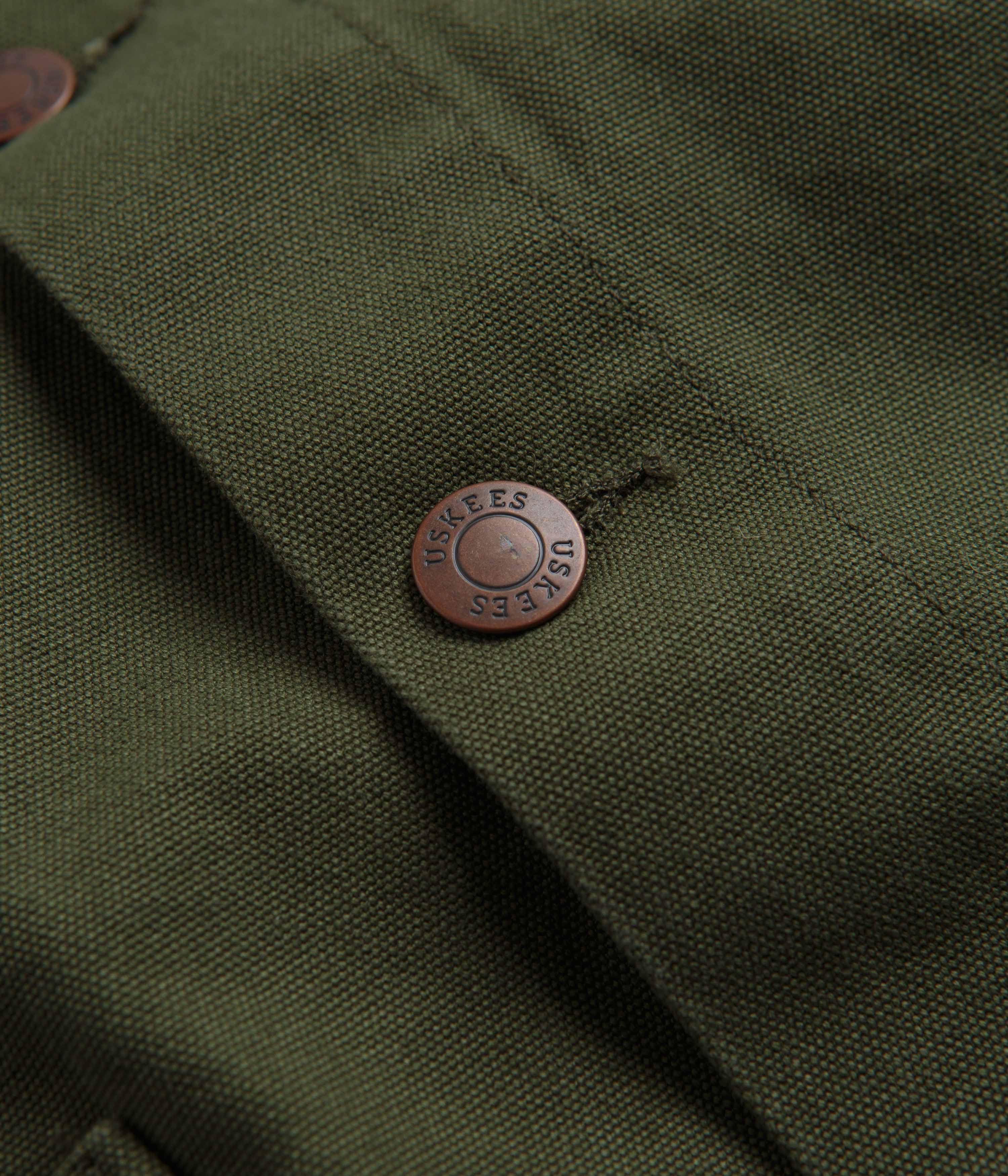 3027 Canvas Buttoned Overshirt - Coriander