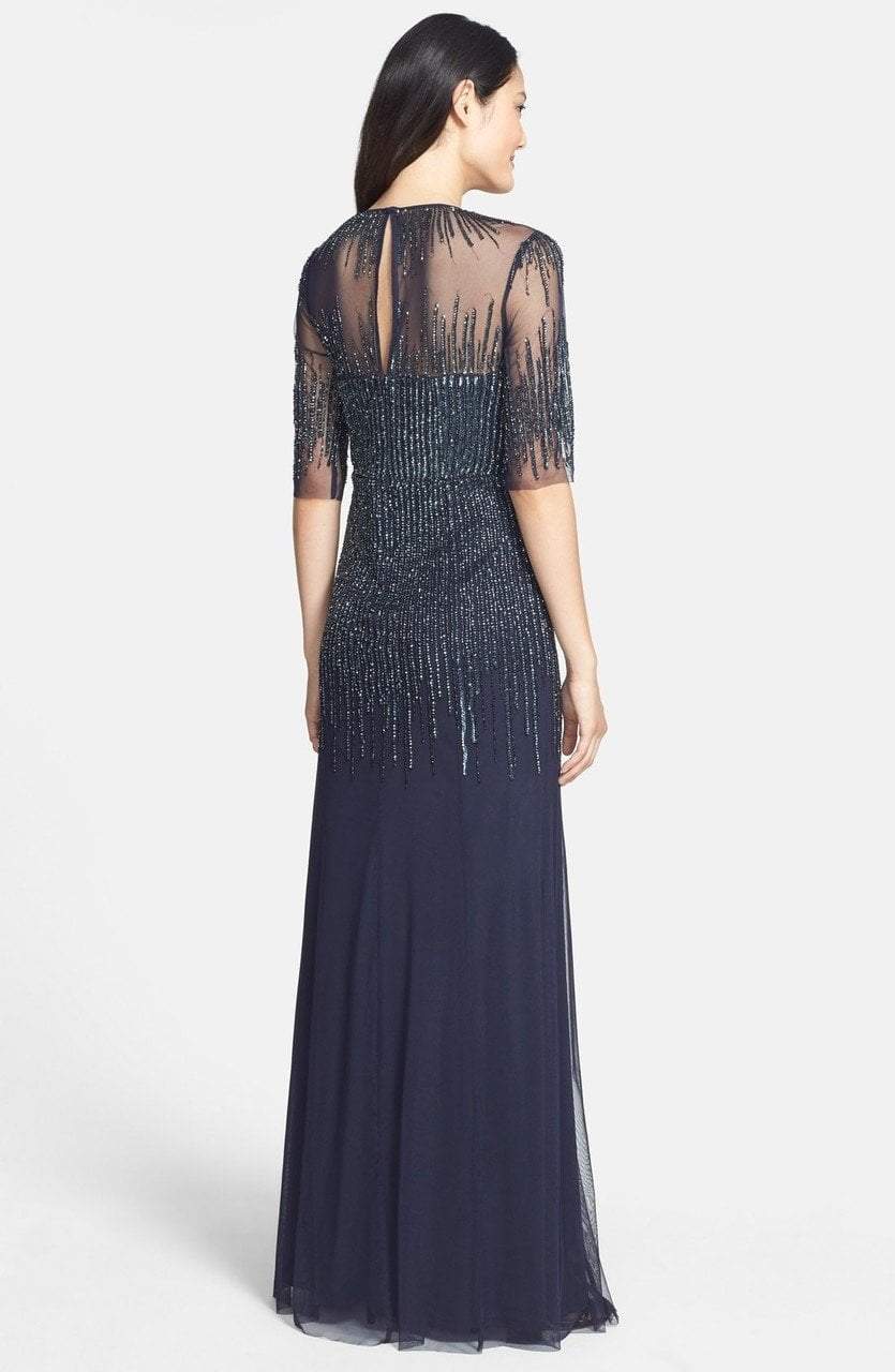 Adrianna Papell Illusion Sheath Gown - Shop Now!