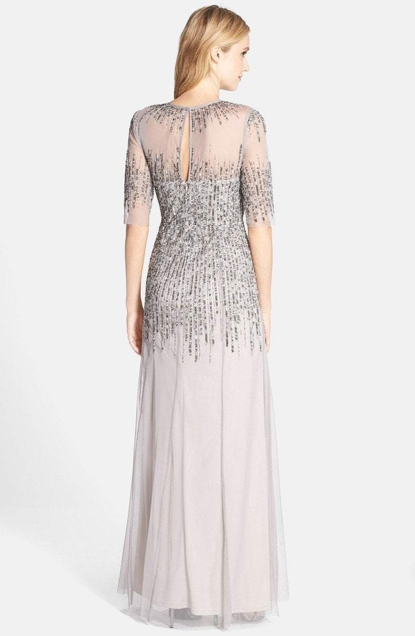 Adrianna Papell Illusion Sheath Gown - Shop Now!