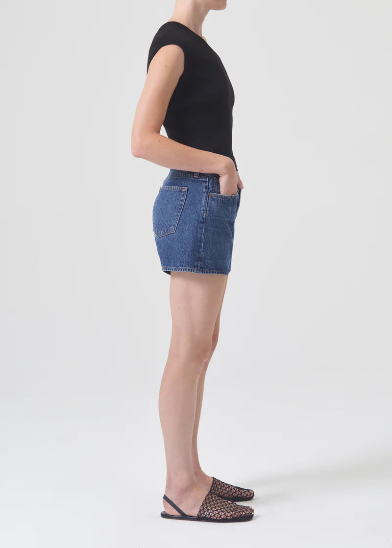 AGOLDE Parker Long Shorts in Enamour