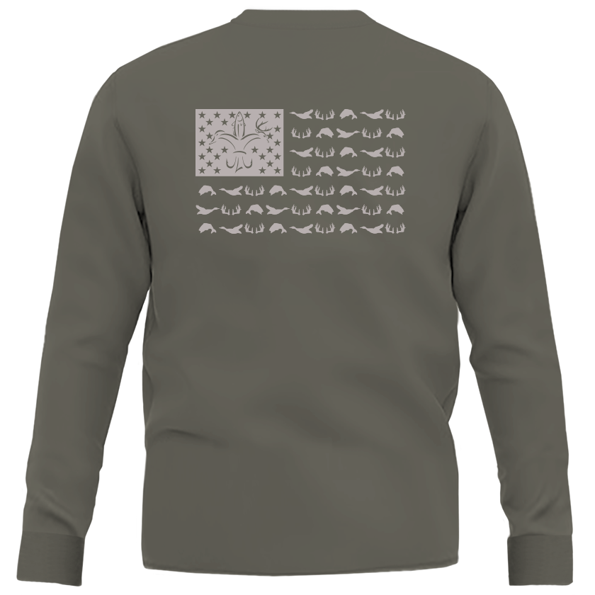 American Flag Long Sleeve Shirt - Buy Now!