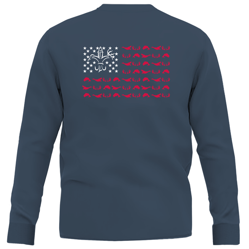 American Flag Long Sleeve Shirt - Buy Now!