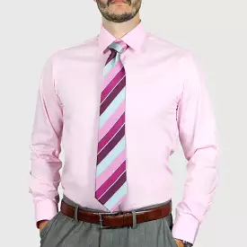 ARTURO Pink Dress Shirt 4X-6X - Modern Fit, Long Sleeve