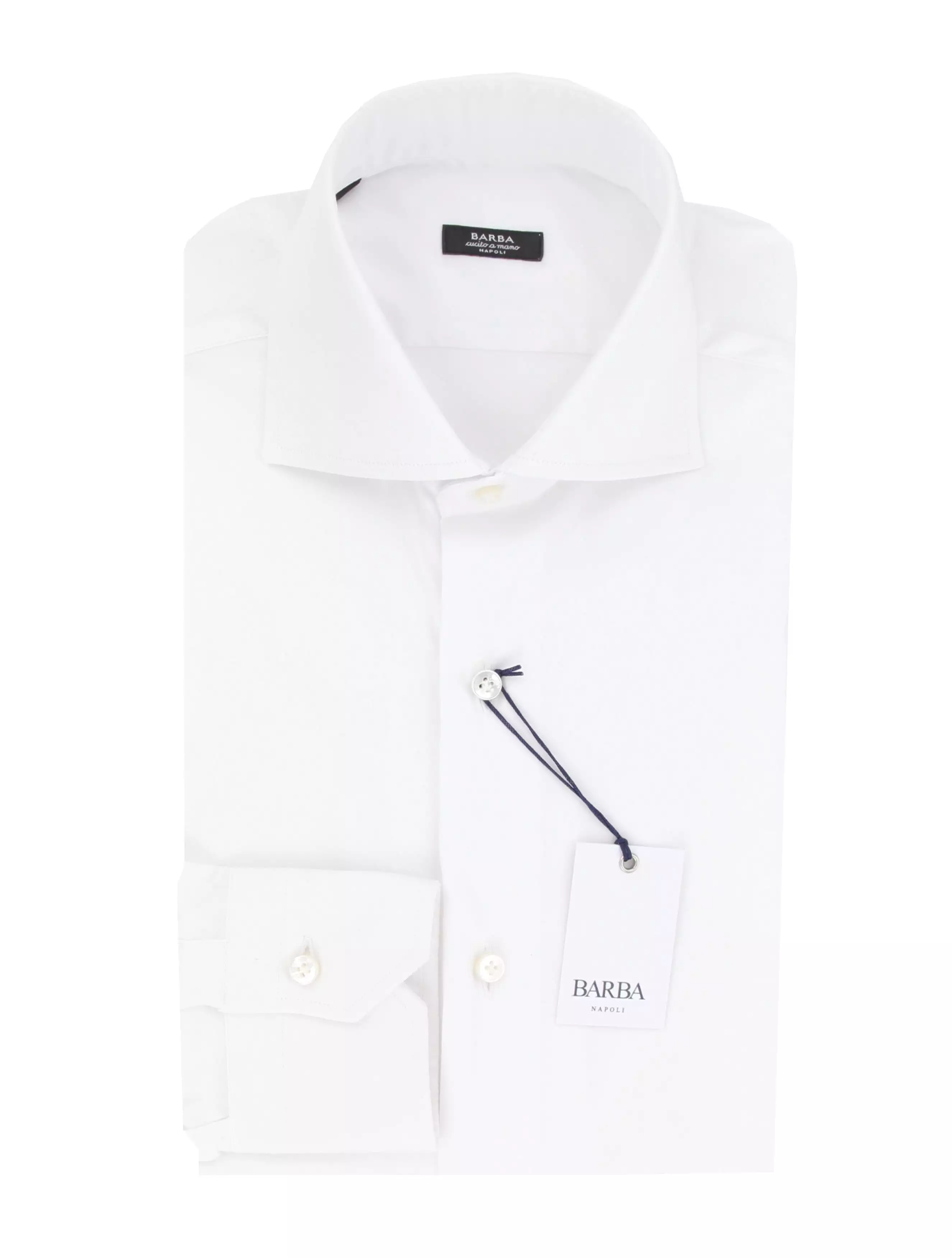 Barba Napoli Crisp White Shirt - Ultra Slim Fit