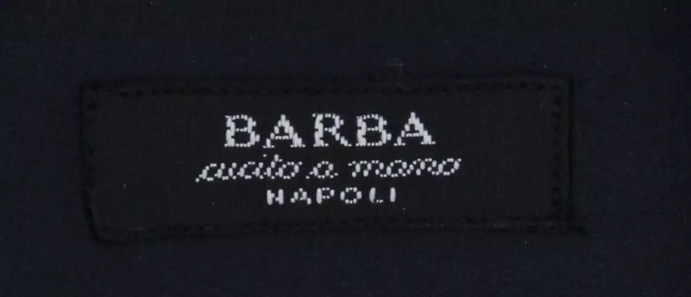 Barba Napoli Extra Slim Black Shirt