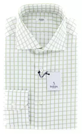 Barba Napoli Green Shirt - Size 15 US / 38 EU