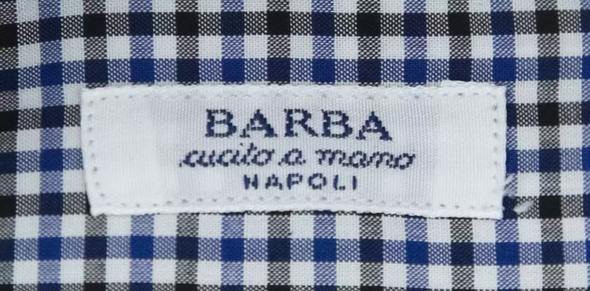 Barba Napoli Slim Fit Black Shirt