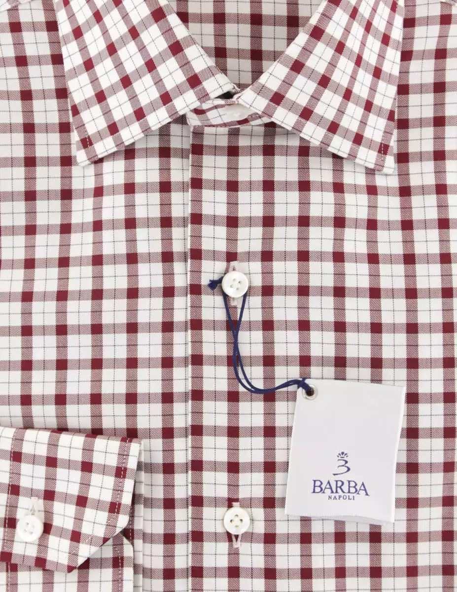 Barba Napoli White Slim Fit Shirt.