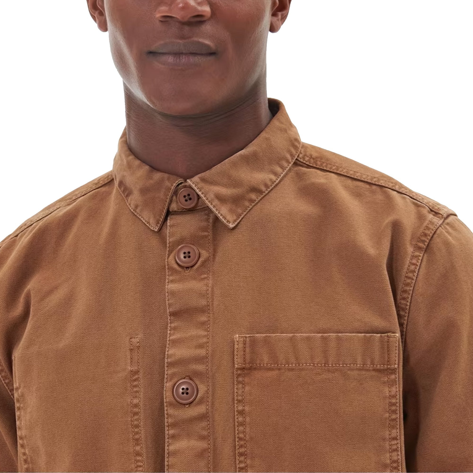 Barbour Chesterwood Overshirt in Sandstone - Shop Now