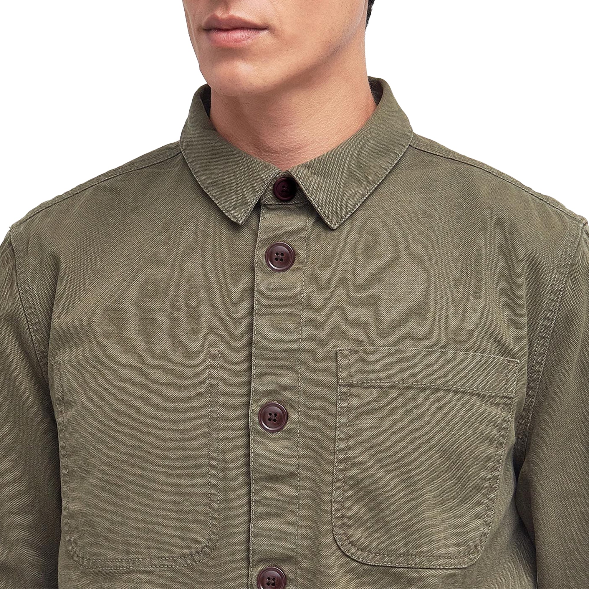 Barbour Chesterwood Overshirt - Pale Sage | Shop Now