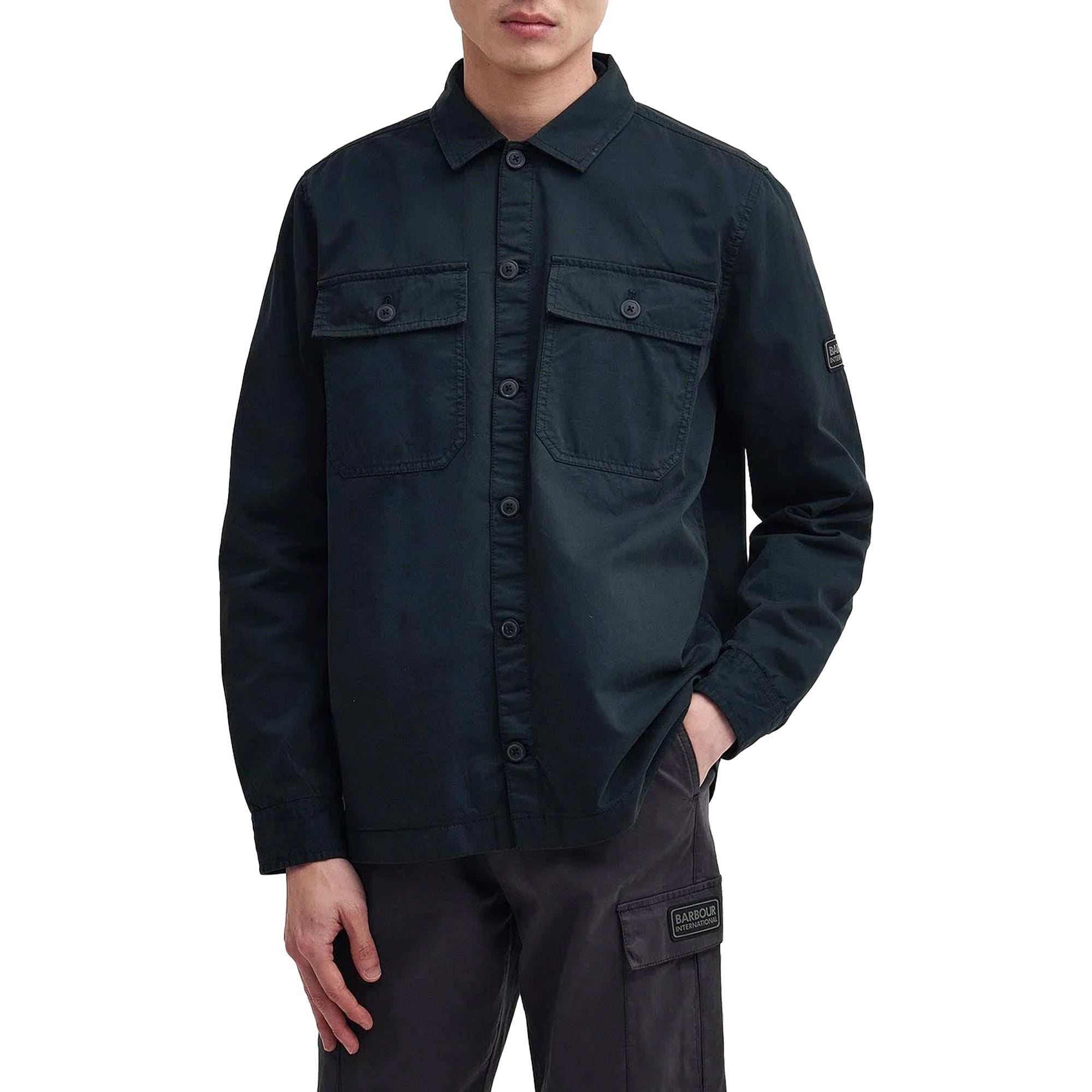 Barbour International Adey Overshirt - Forest River - Buy Now