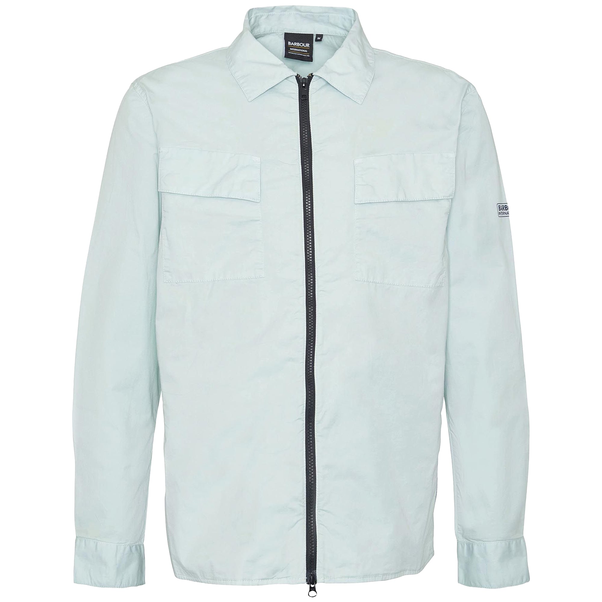 Barbour International Parson Overshirt - Green Fig | Shop Now