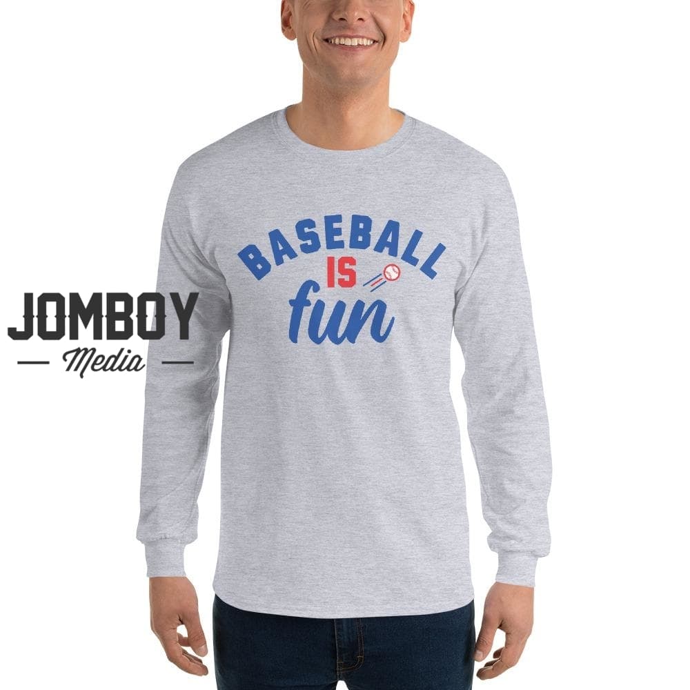 Baseball Long Sleeve Shirt | Fun Design