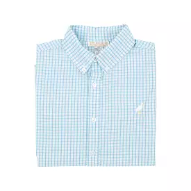 Beaufort Bonnet Company Brookline Blue Windowpane Dean's List Dress Shirt