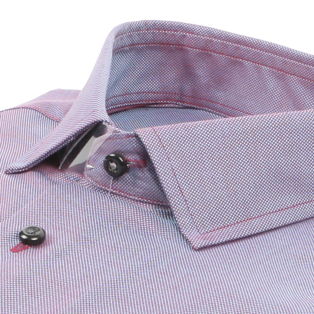 BEN SHERMAN Wine Blue Royal Oxford Shirt