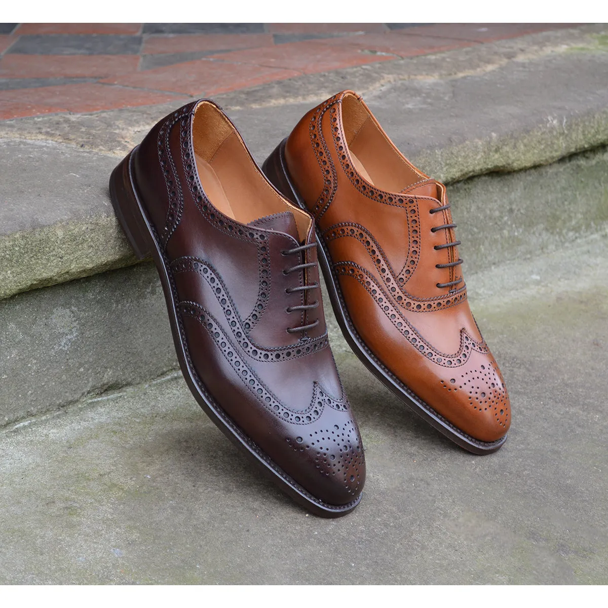 Berwick 1707 Brogue, Moka - 5215