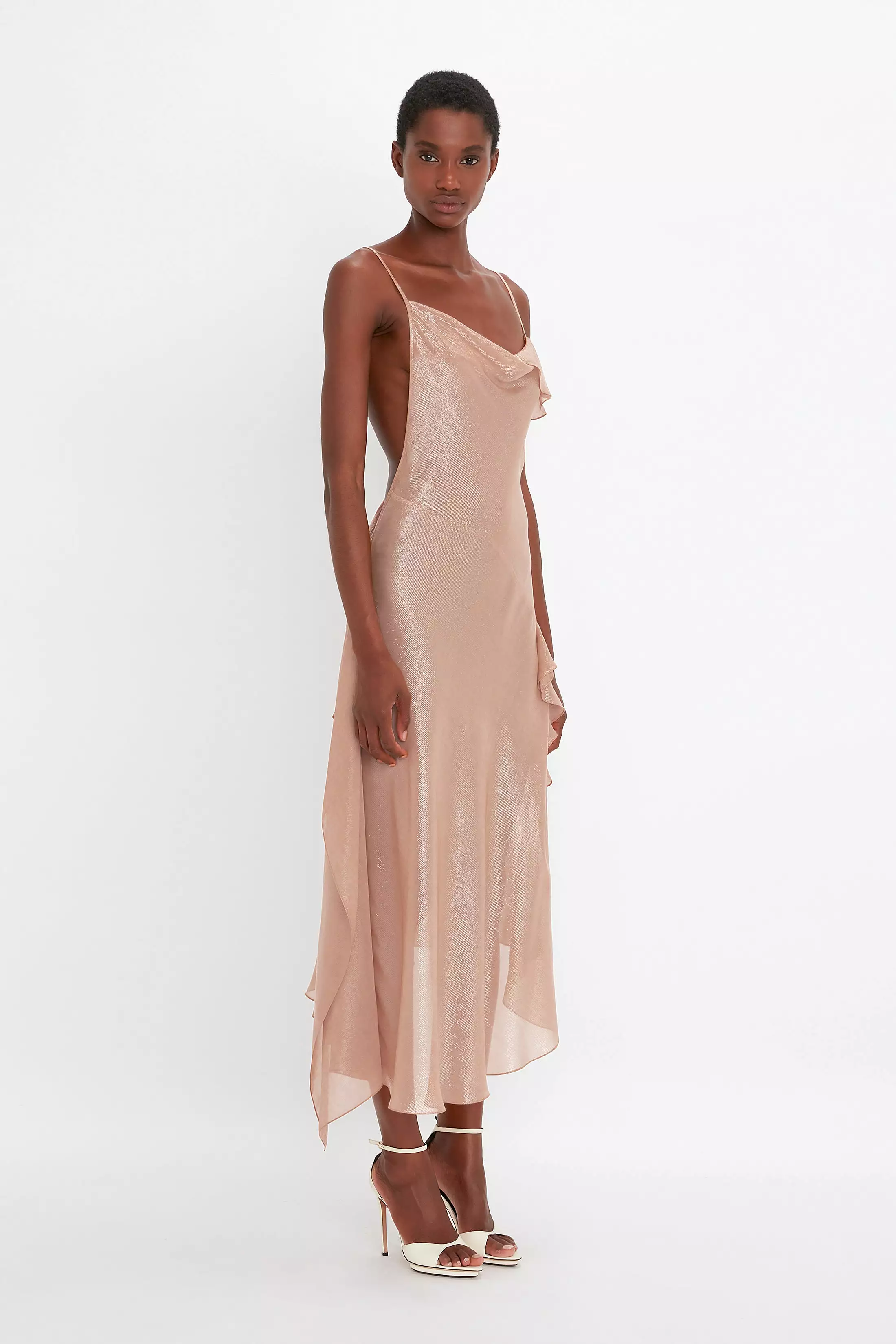 Bias Slip Dress, Rosewater - Shop Now