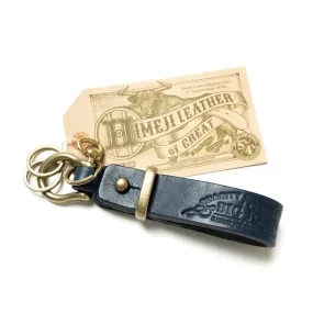 Big John - Key Ring Leather indigo Blue