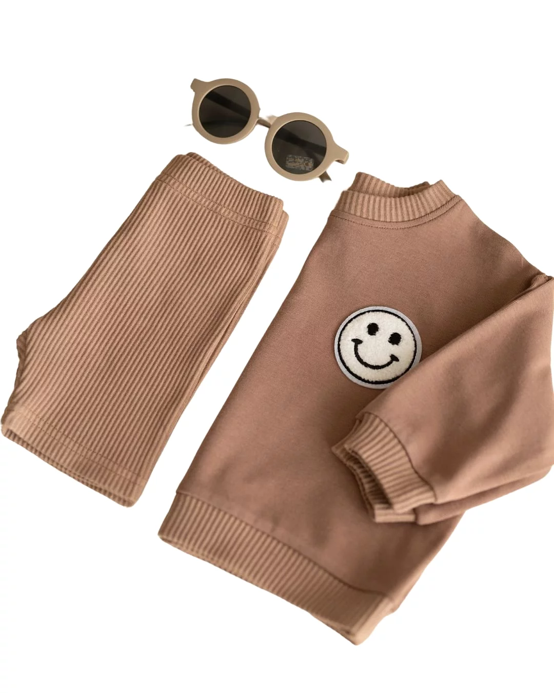 Biker Shorts Mocha Set