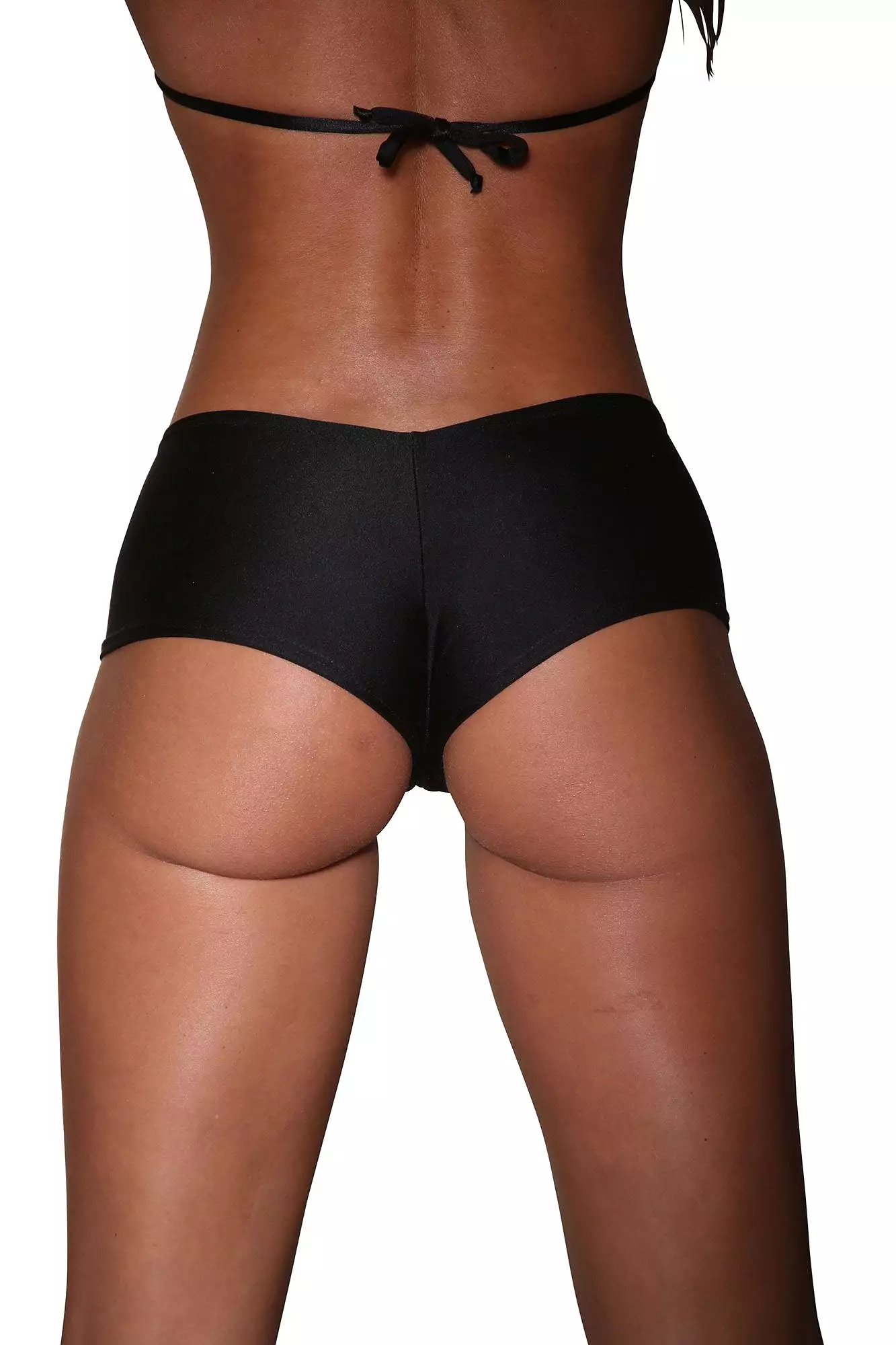 Black Cheeky Booty Shorts Stripper Clothes