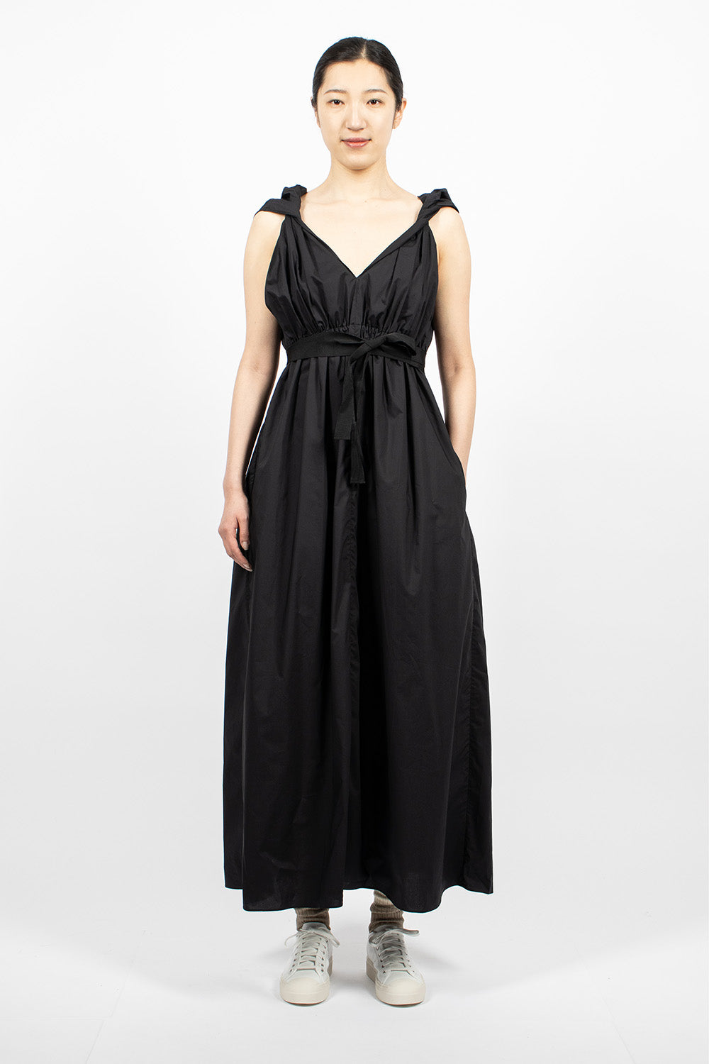 Black Diabolo Sleeveless Dress