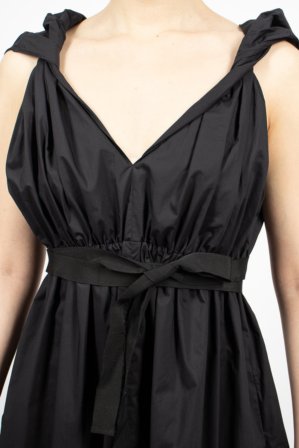 Black Diabolo Sleeveless Dress