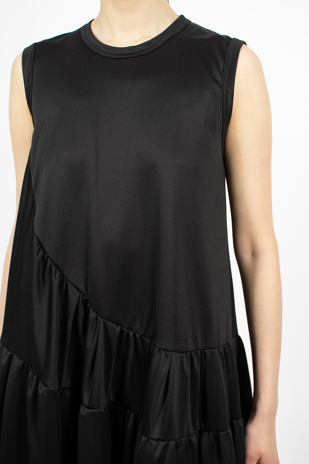 Black Layered Tank Dress