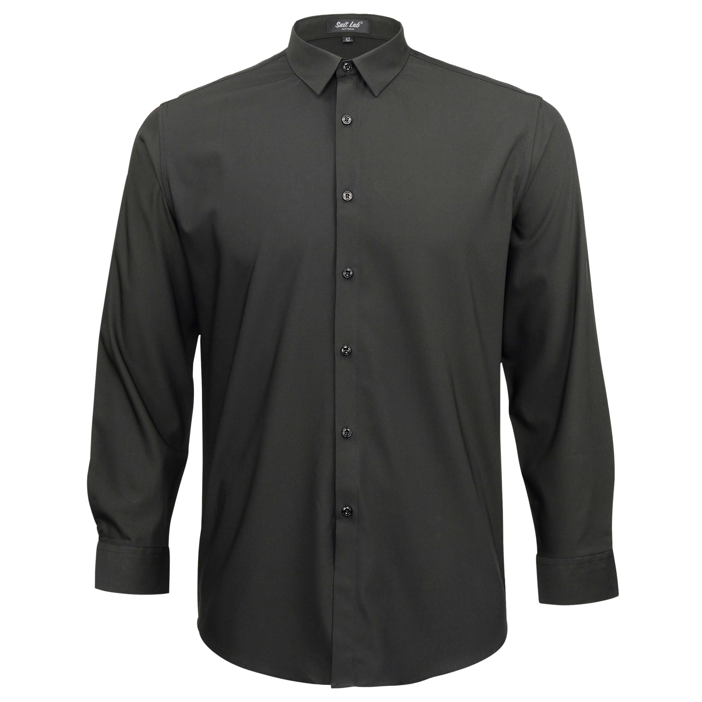 Black Men's Dress Shirt