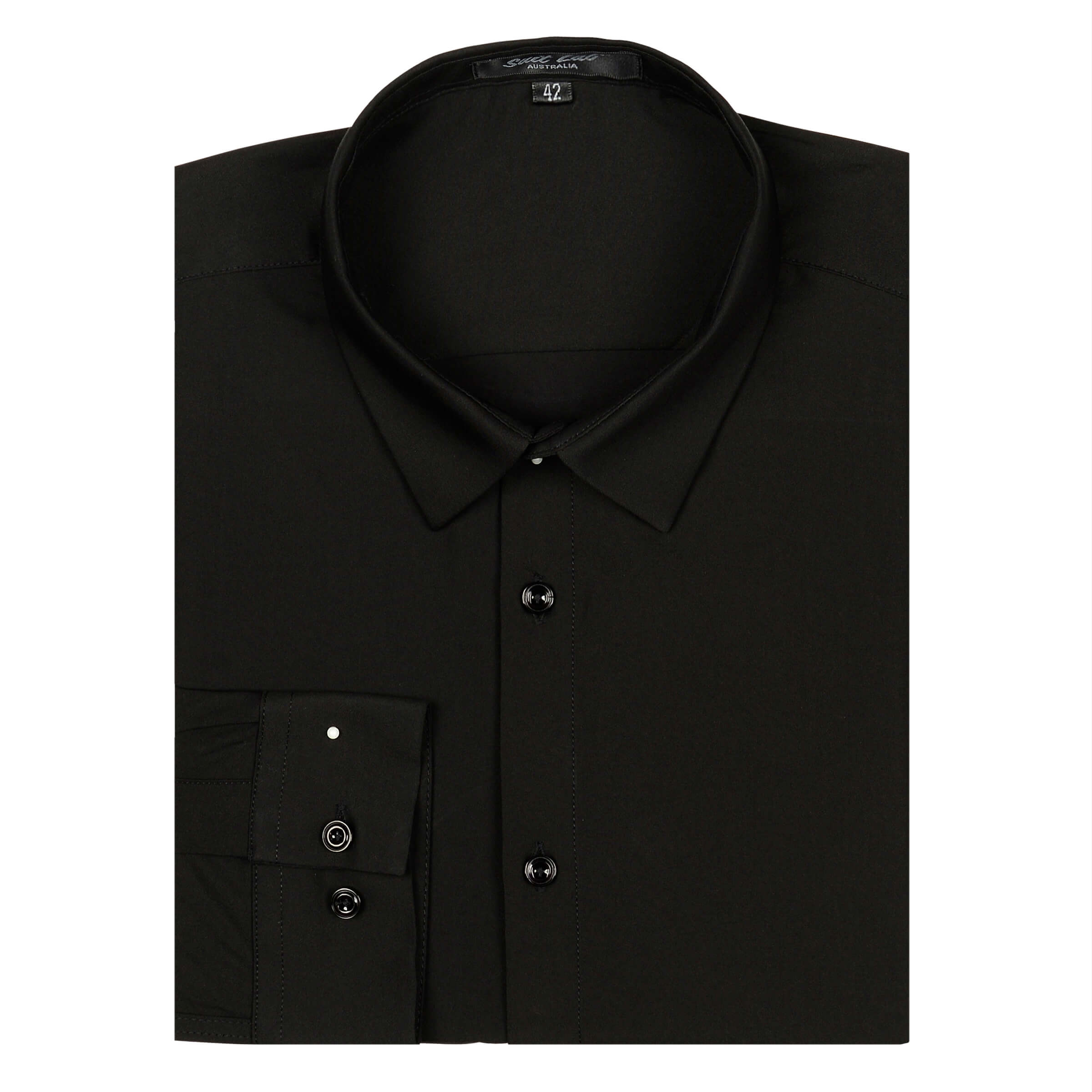 Black Men's Dress Shirt