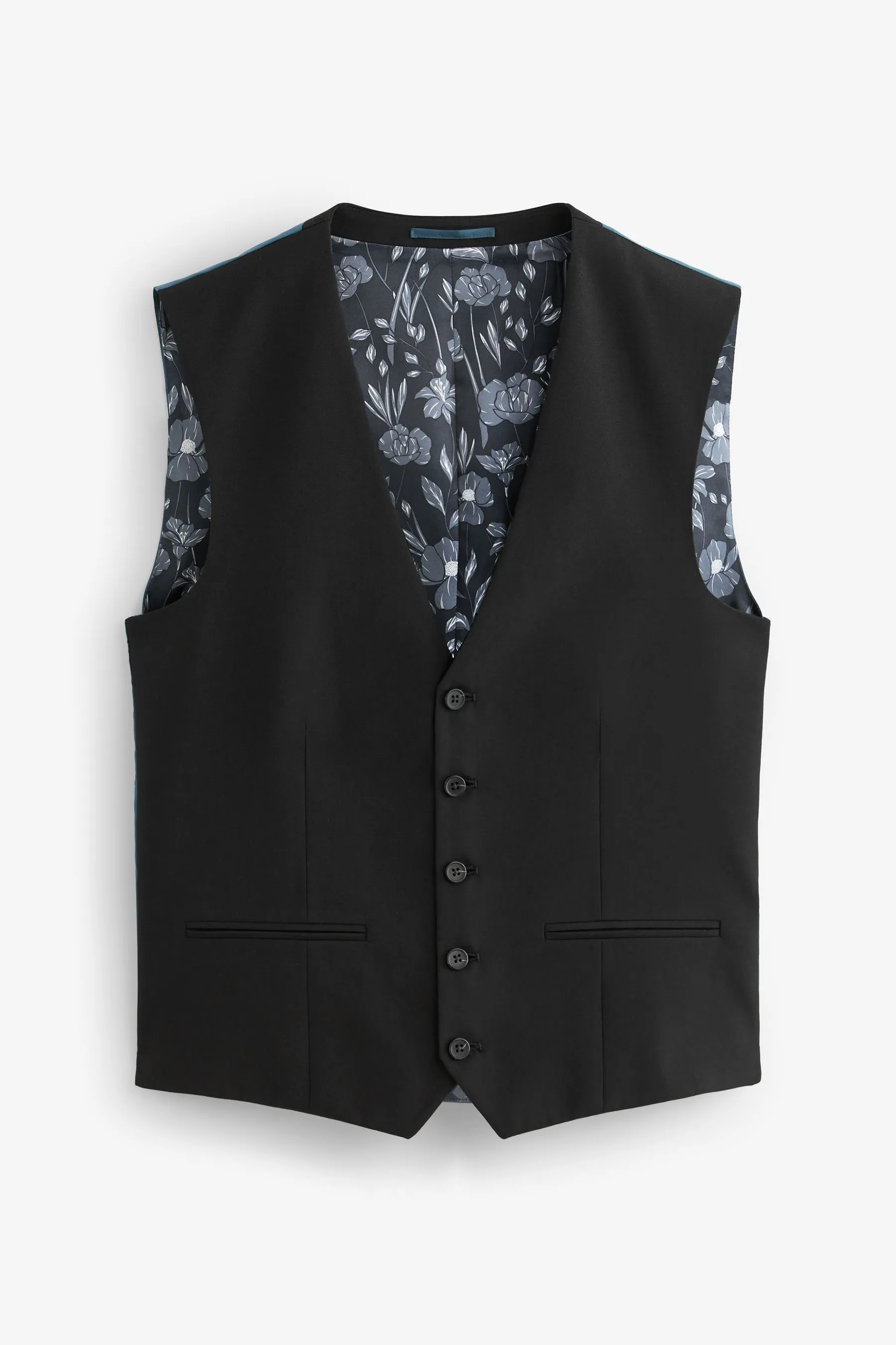 Charcoal Regular Fit Vest