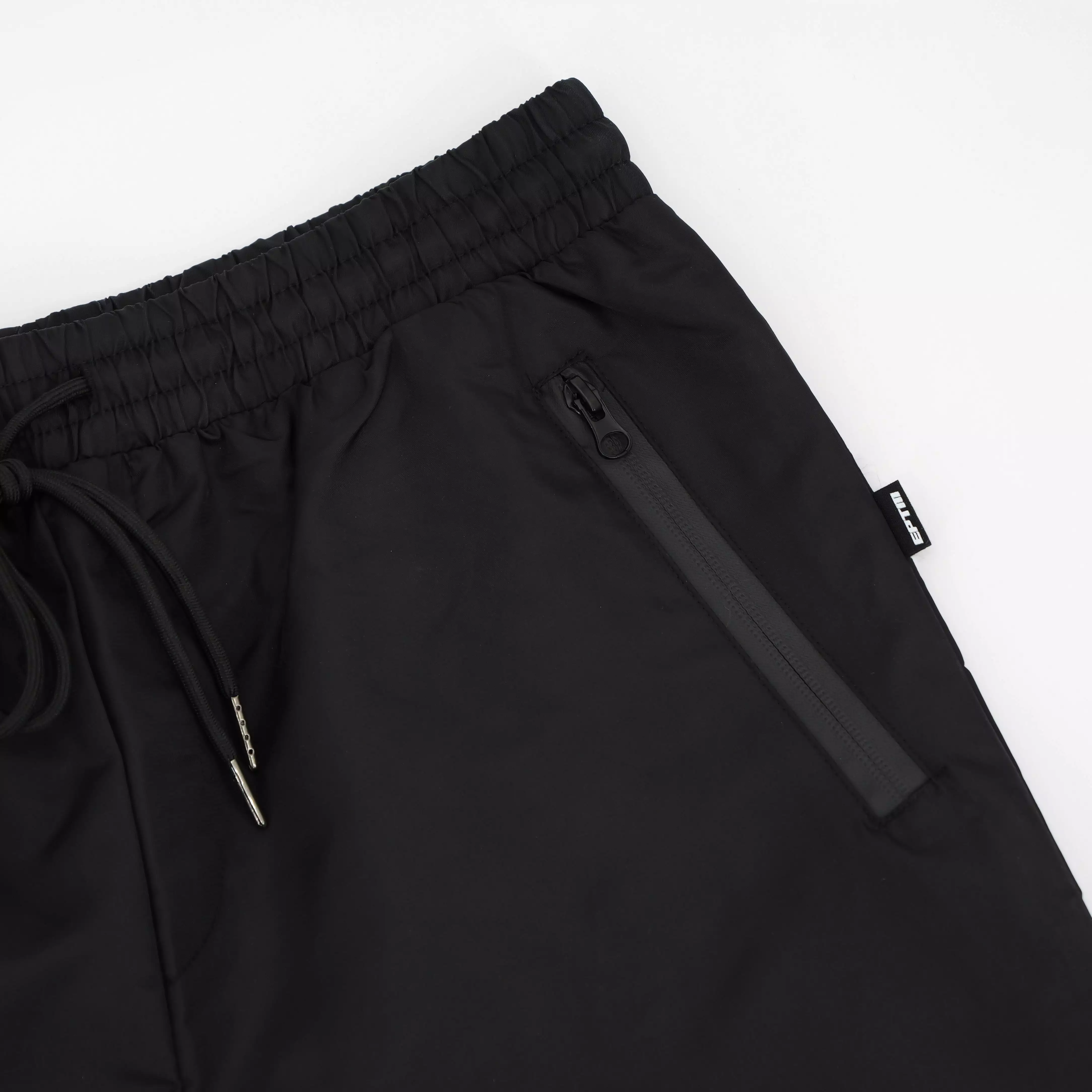 Black running shorts