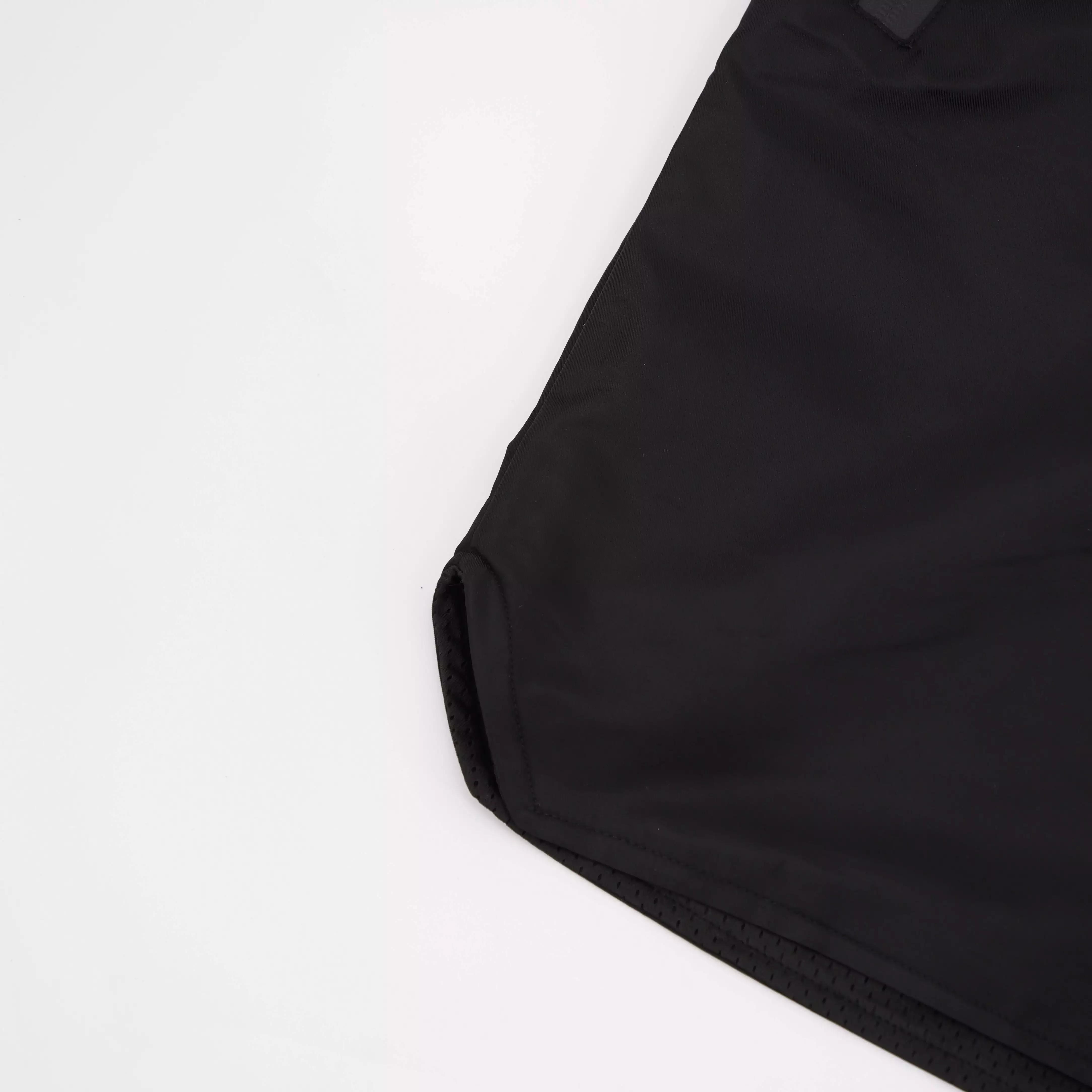 Black running shorts