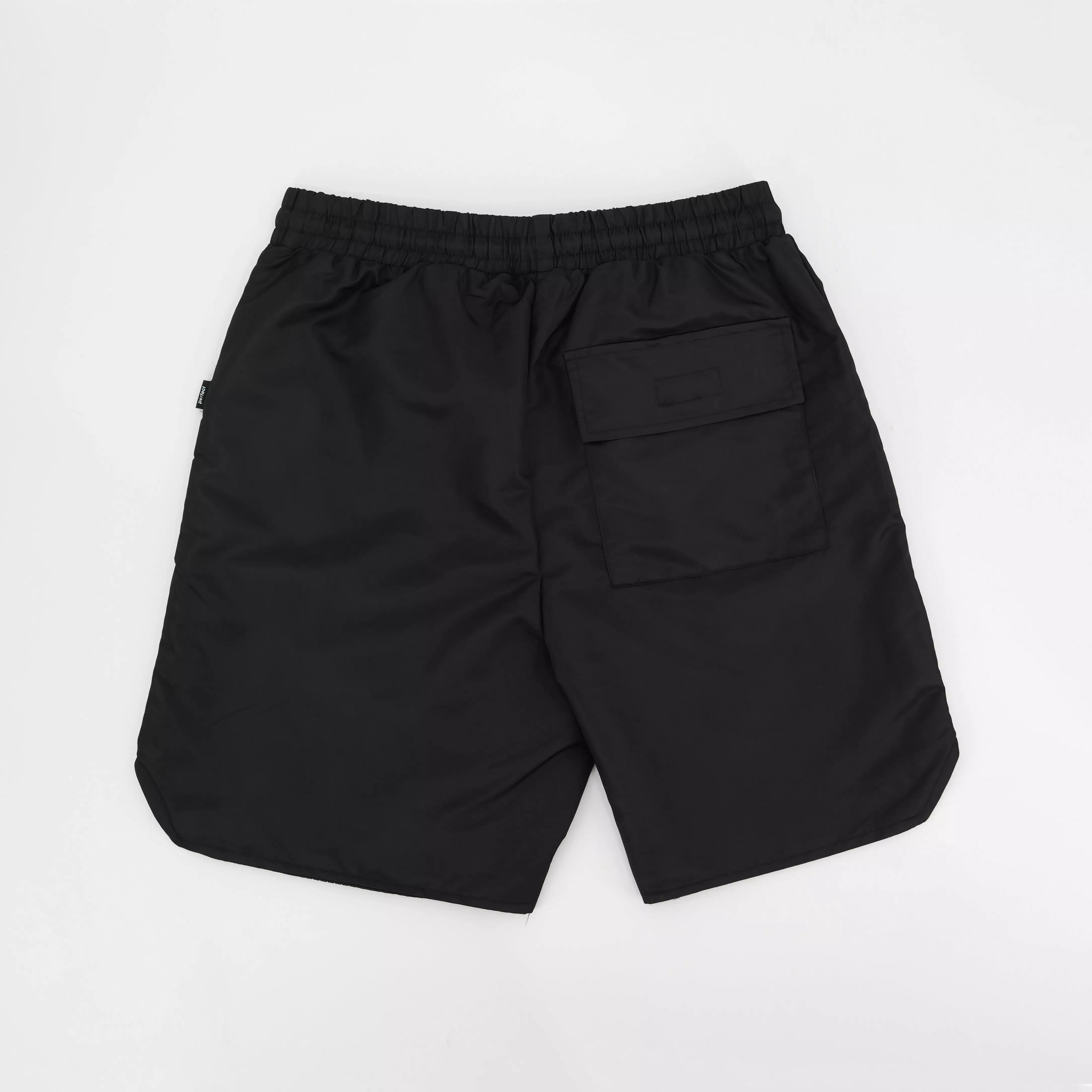 Black running shorts