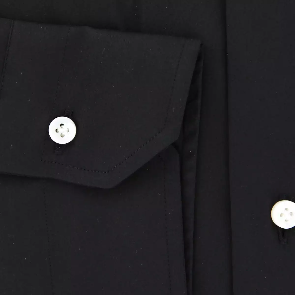 Black Slim Fit Shirt - Barba Napoli