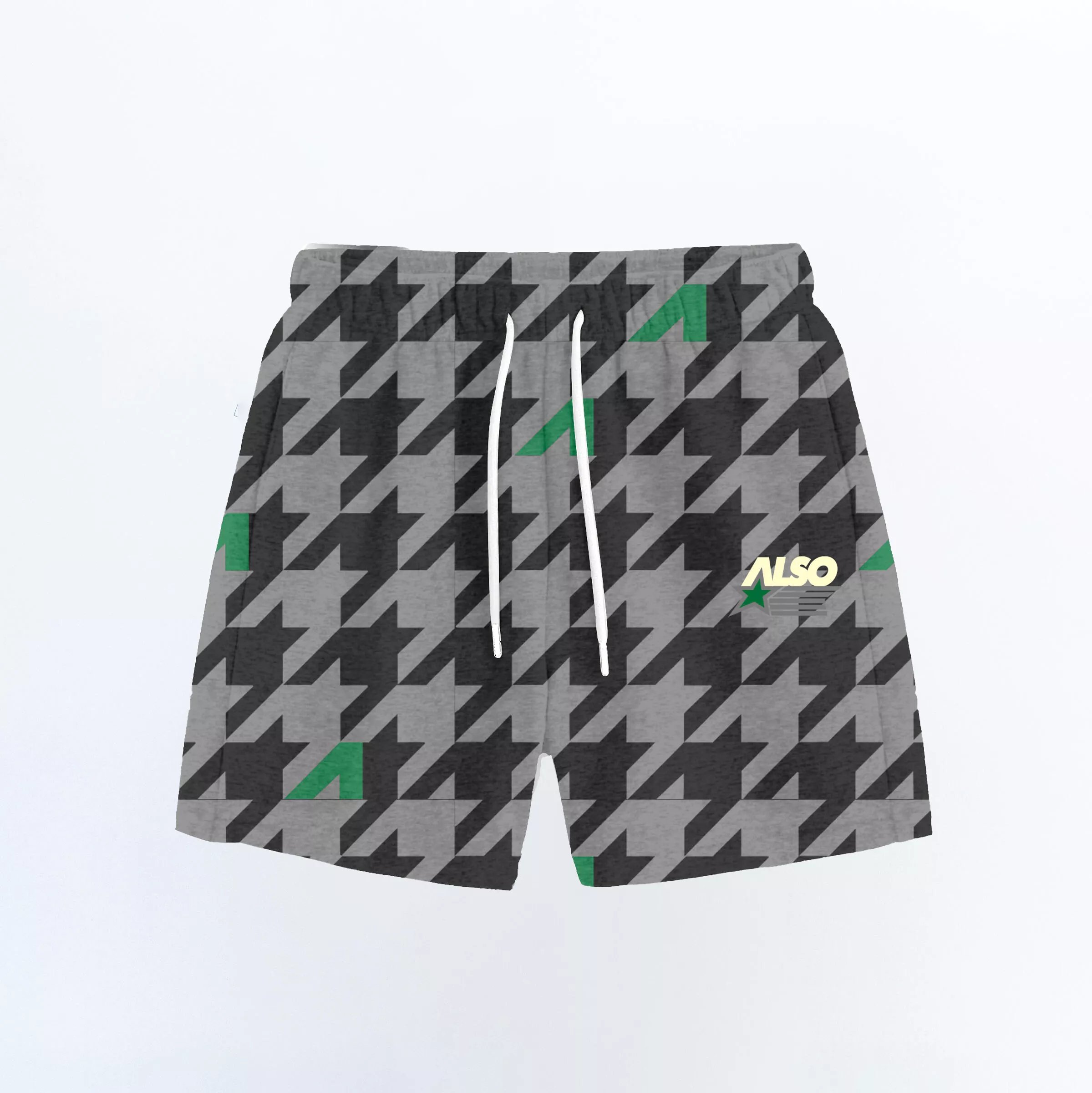 black terry shorts