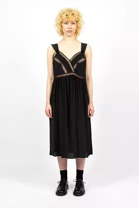 Black Tie Slip Dress