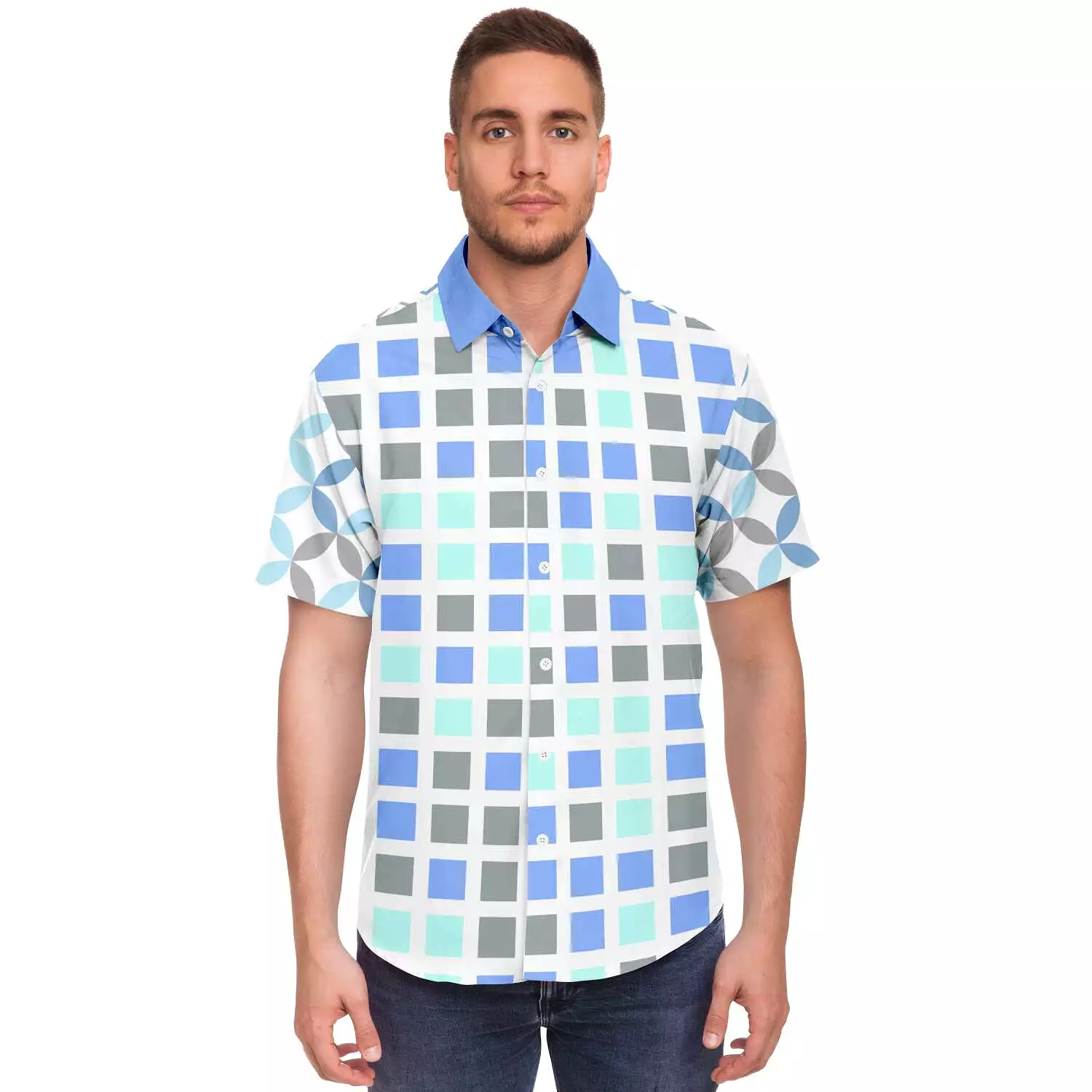 Blue Skies Button Down Shirt