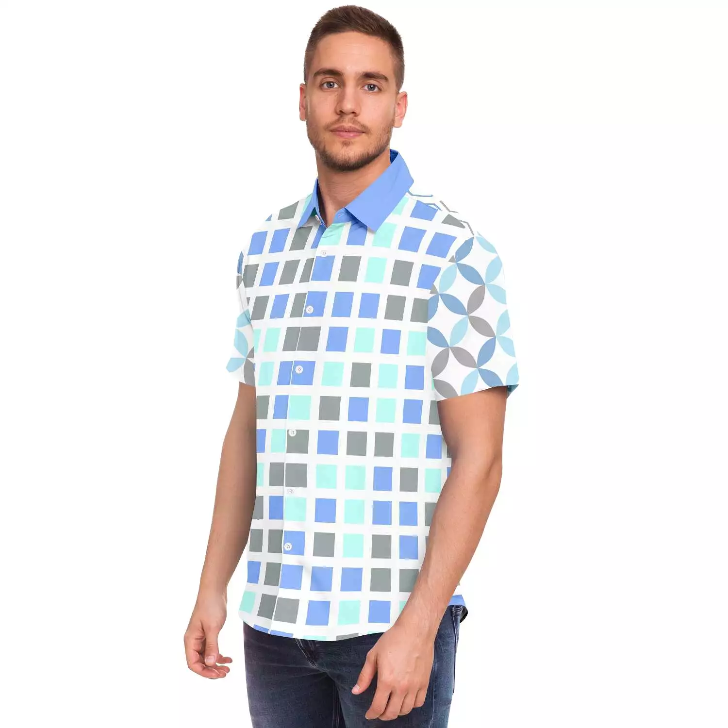 Blue Skies Button Down Shirt