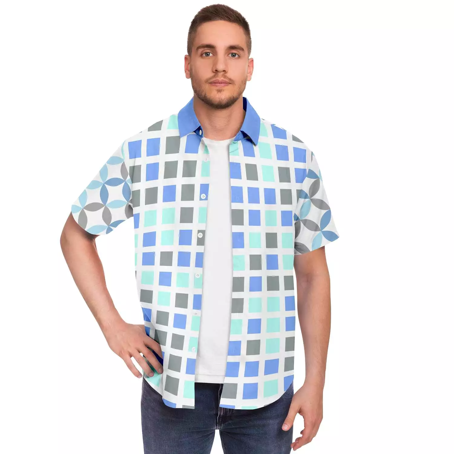 Blue Skies Button Down Shirt