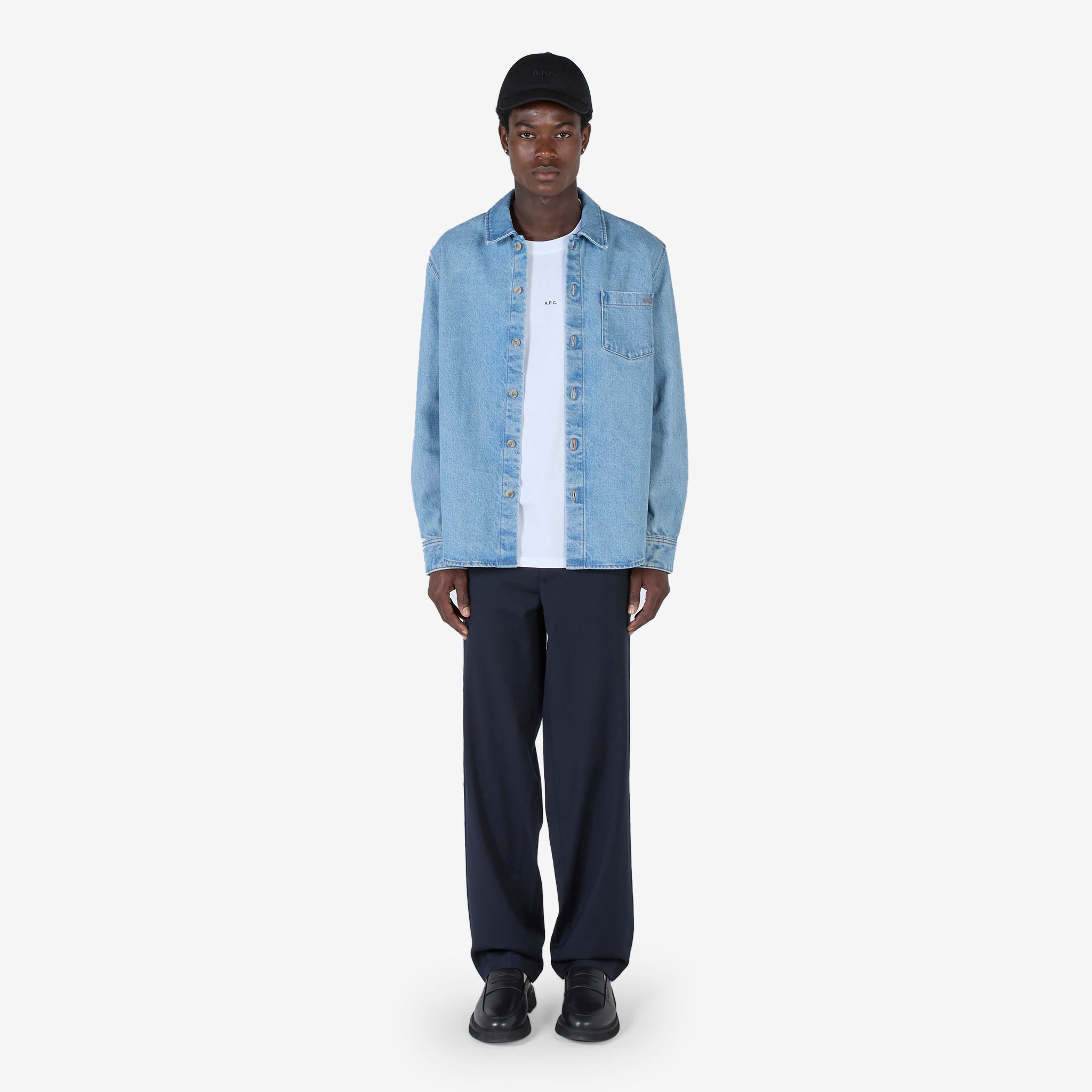 Blue Vittorio Overshirt