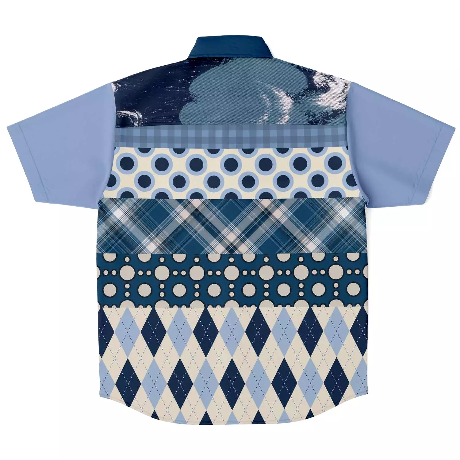 Blueberry Hill Button Down Short Sleeve Shirt