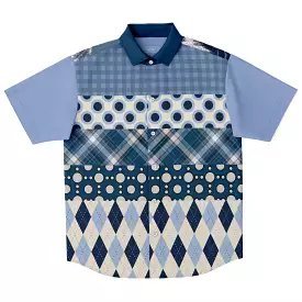 Blueberry Hill Button Down Short Sleeve Shirt