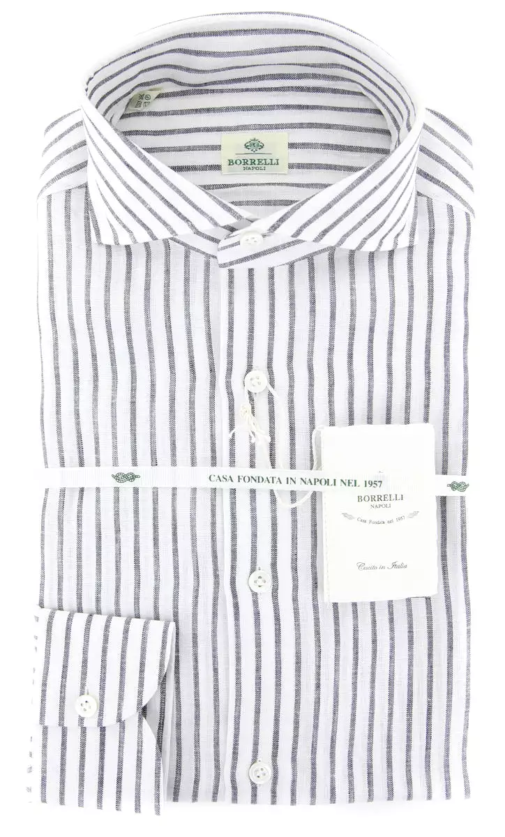 Borrelli White Shirt - Extra Slim fit