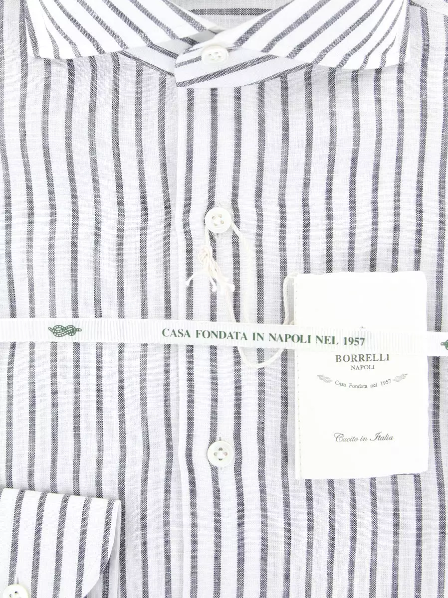 Borrelli White Shirt - Extra Slim fit