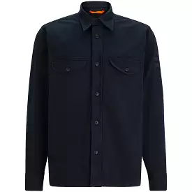 Boss Lovelock Overshirt - Navy | Shop Now