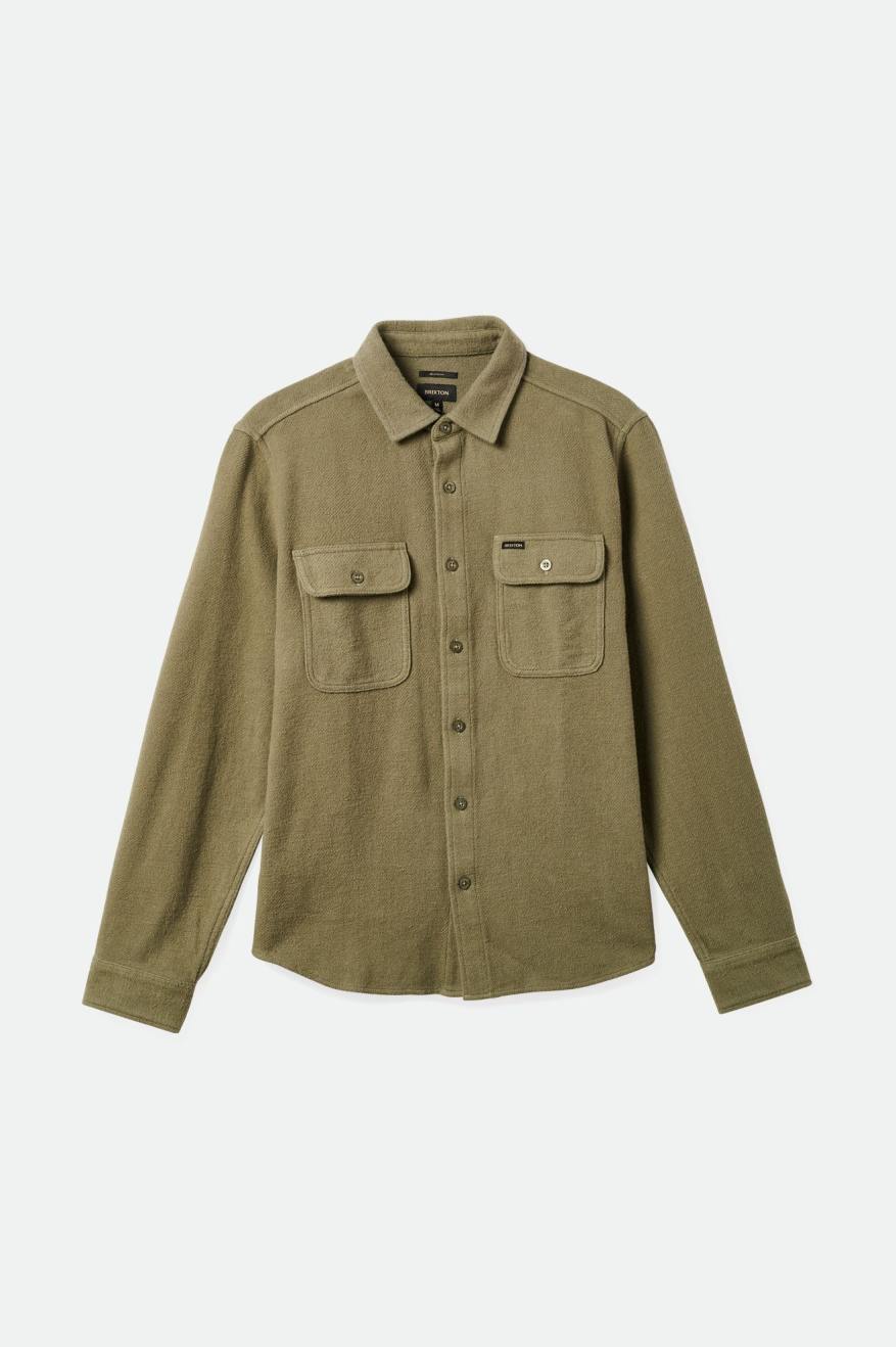 Bowery Olive Twill Overshirt